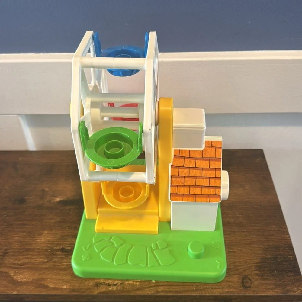 Fisher Price Music Box Ferris Wheel Toy Chunky Little People #2077 Mattel 2015